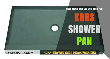 Calculating Thinset Requirements for KBR Shower Pans: A Guide