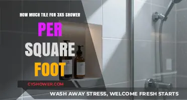 Calculating Tile Needs for a 3x5 Shower: Square Footage Guide