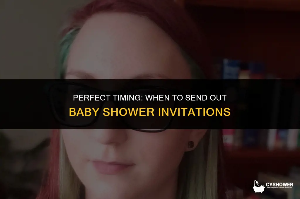 how much time for baby shower invitations