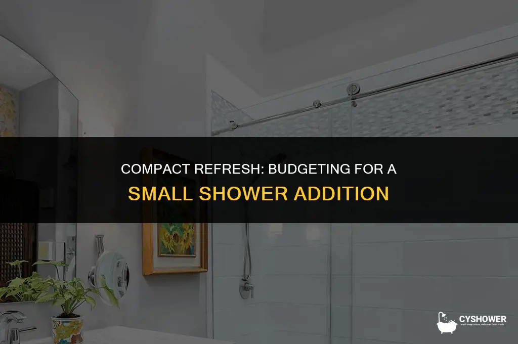 how much to add a small shower to a bathroom