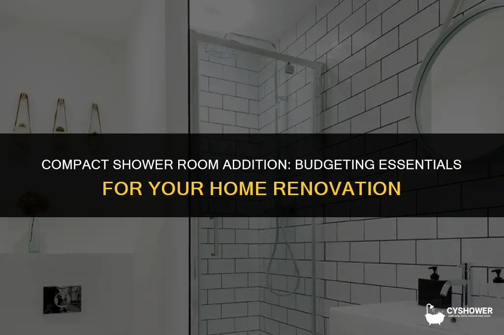 how much to add small shower room cost
