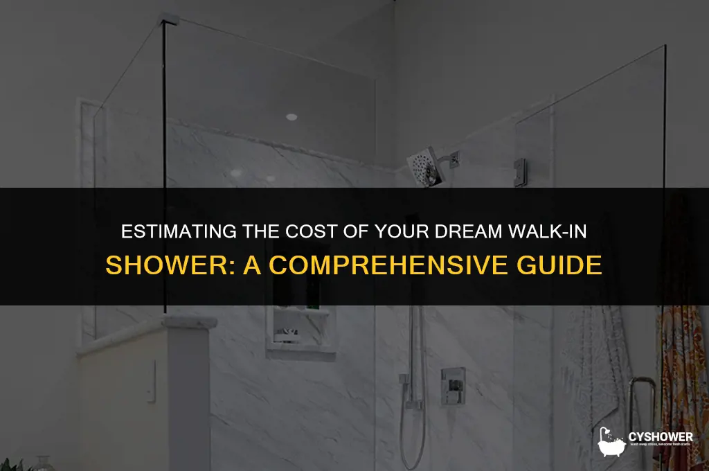 how much to build a walk in shower
