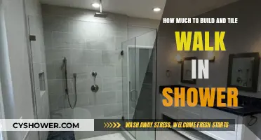 Cost Guide: Building and Tiling a Walk-In Shower