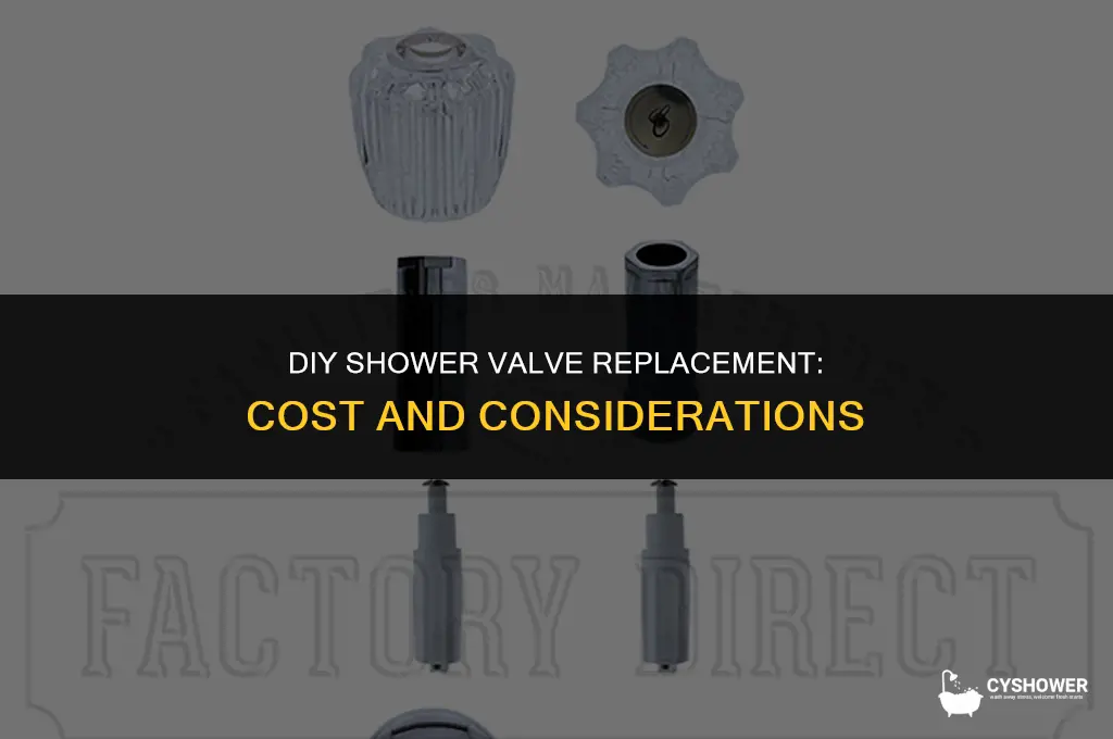 how much to change a shower valve