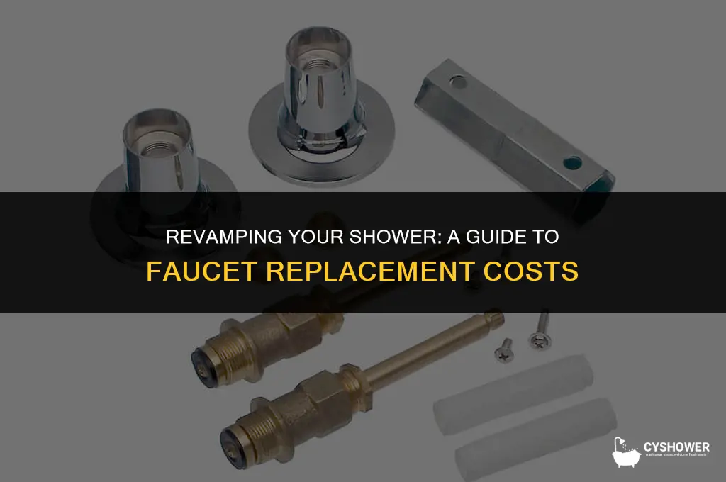 how much to change shower faucet