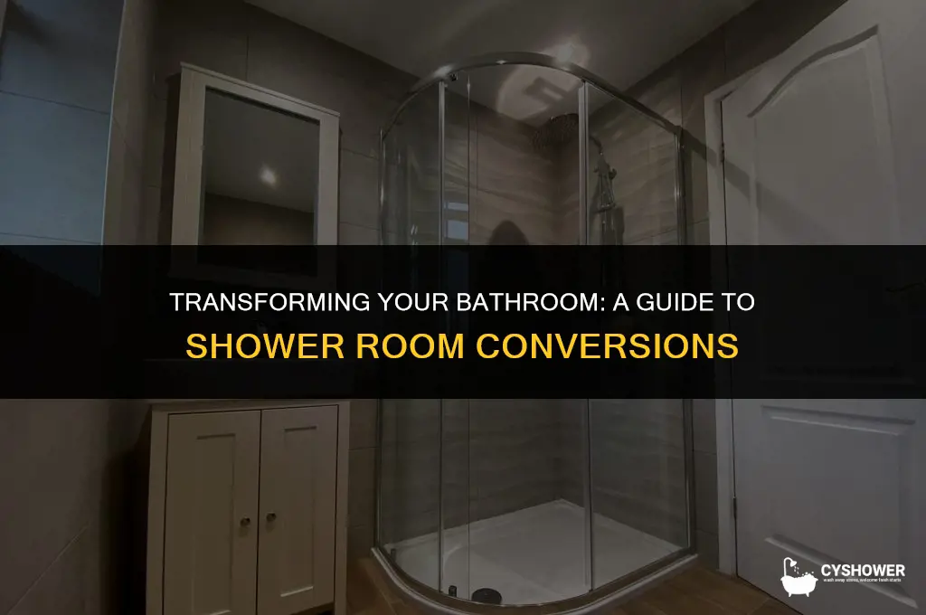 how much to convert bathroom to shower room