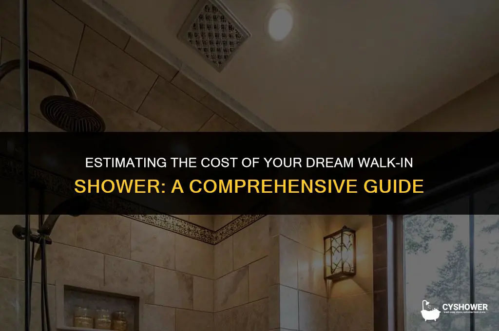 how much to do a walk in shower