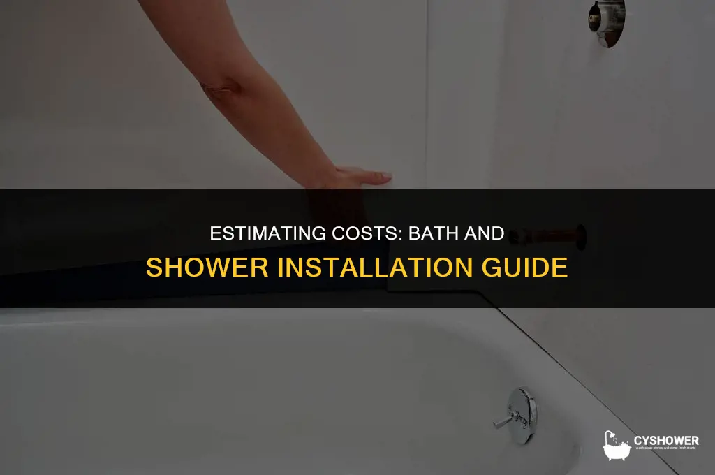 how much to fit a bath and shower
