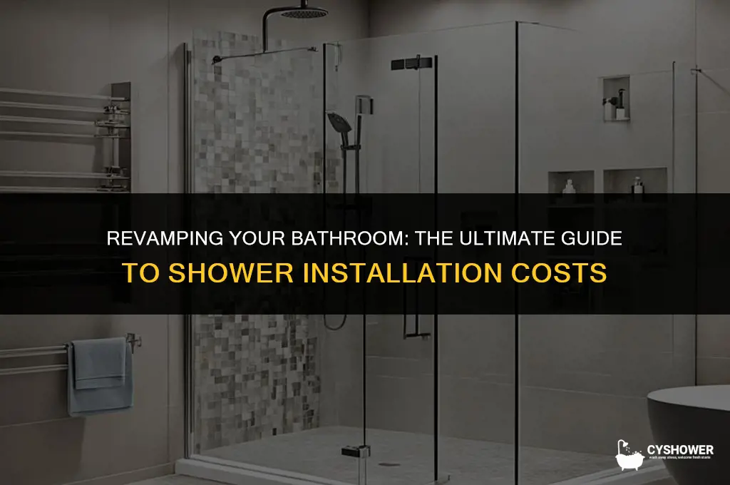 how much to fit a new shower
