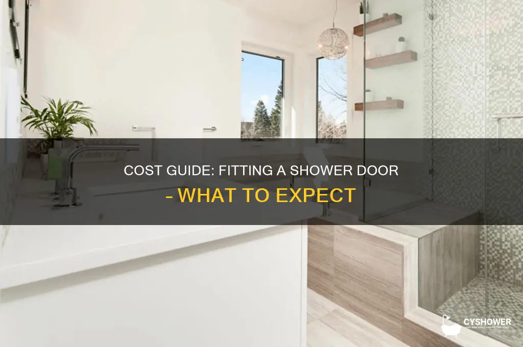 how much to fit a shower door