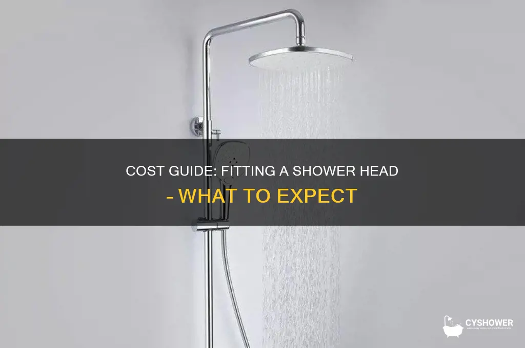 how much to fit a shower head
