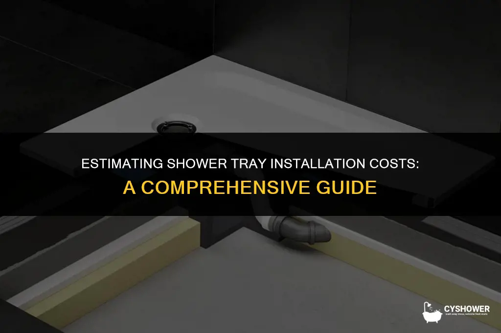 how much to fit a shower tray
