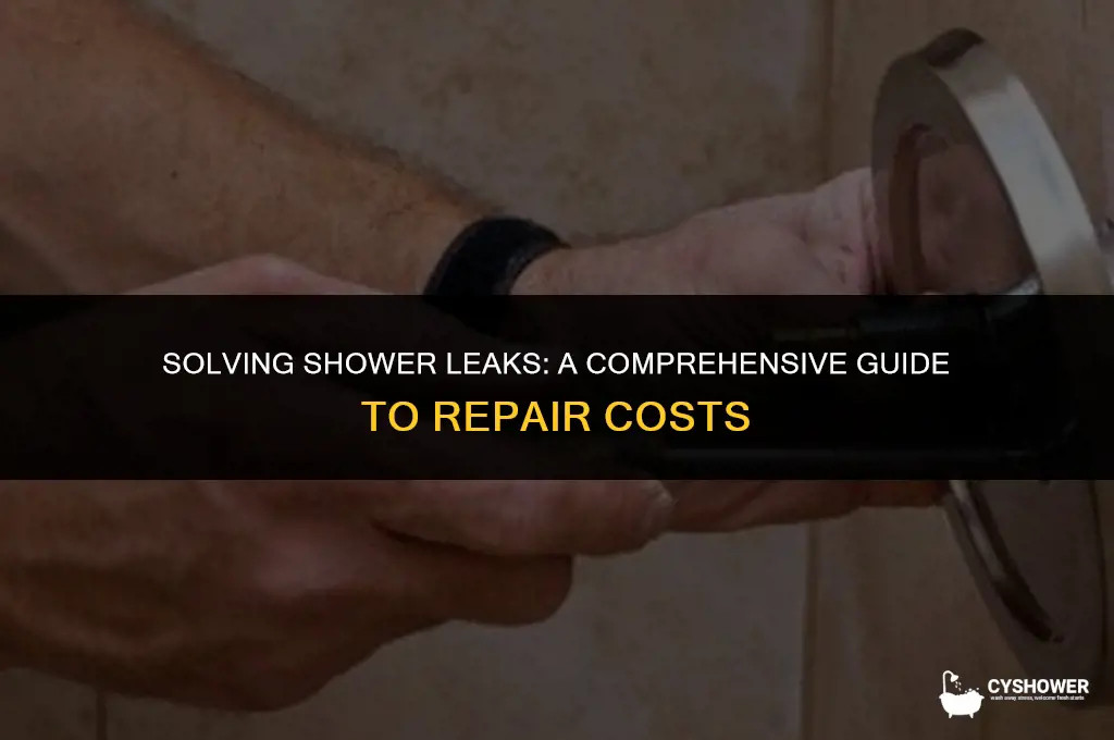 how much to fix a leaking shower