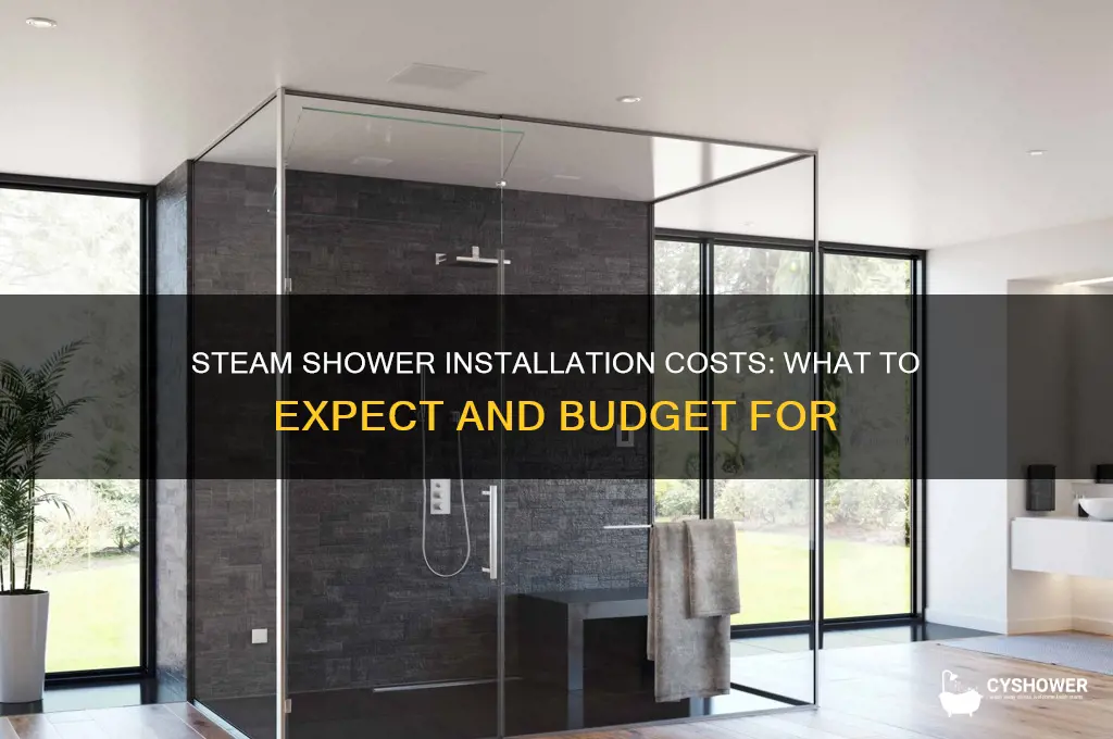 how much to get a steam shower installed