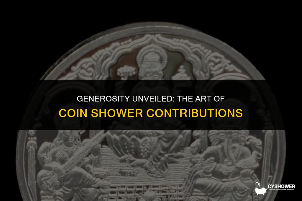 how much to give at a coin shower