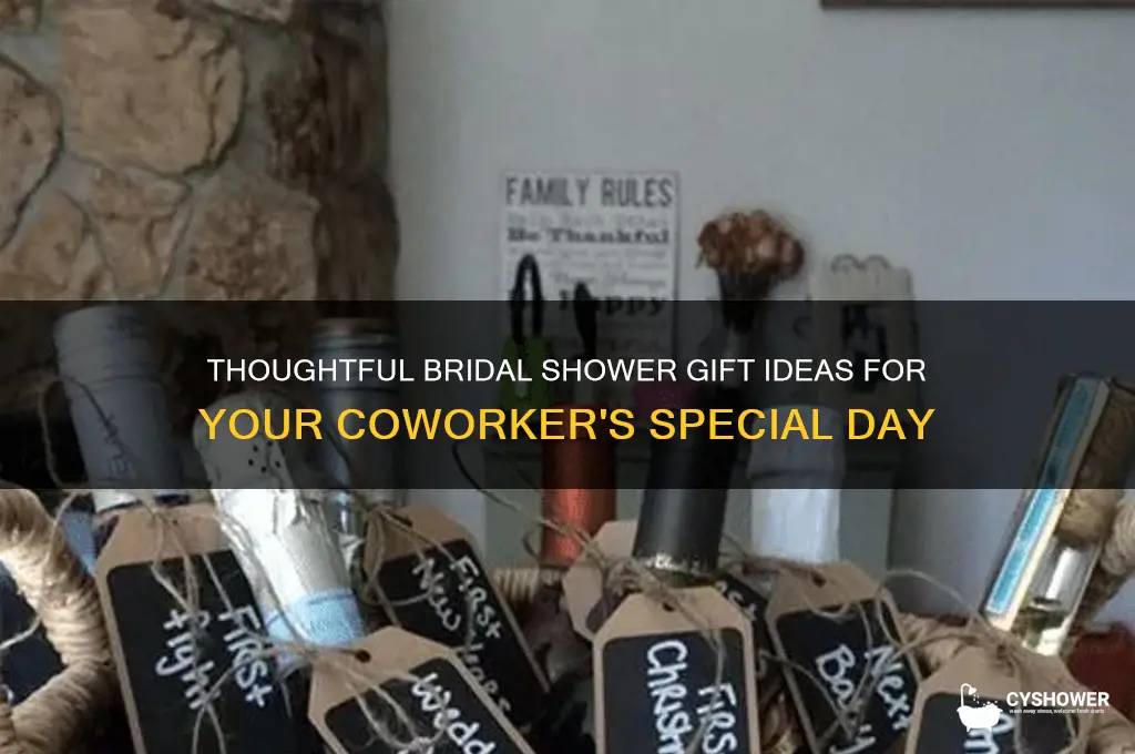 how much to give coworker bridal shower