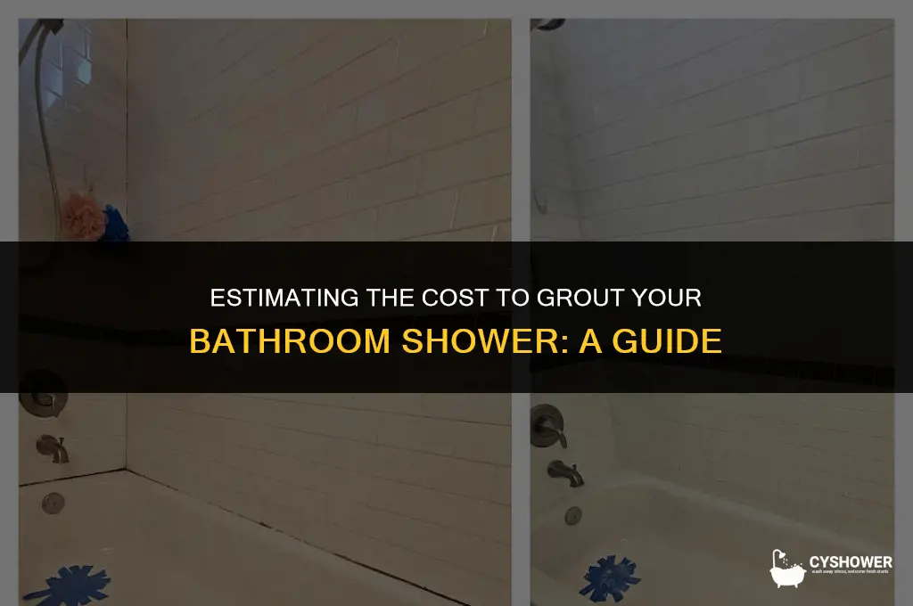 how much to grout a bathroom shower