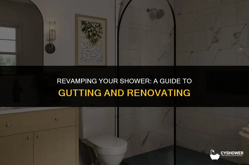 how much to gut shower