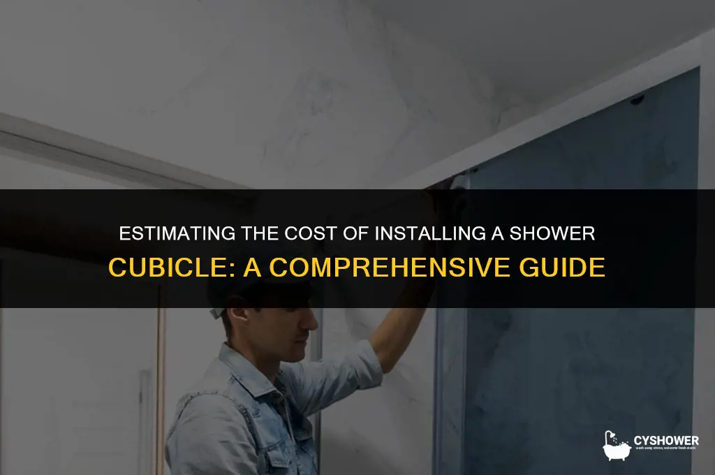 how much to have a shower cubicle fitted