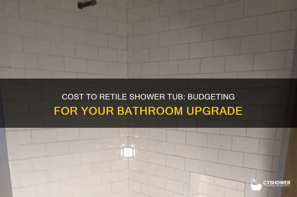 how much to have someone re tile my shower tub