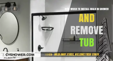 Walk-In Shower Installation Cost: Removing Tub for Modern Upgrade
