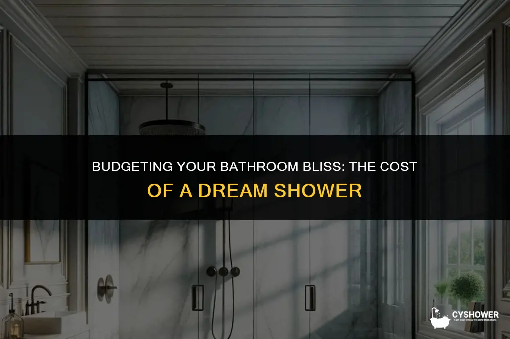 how much to make a shower