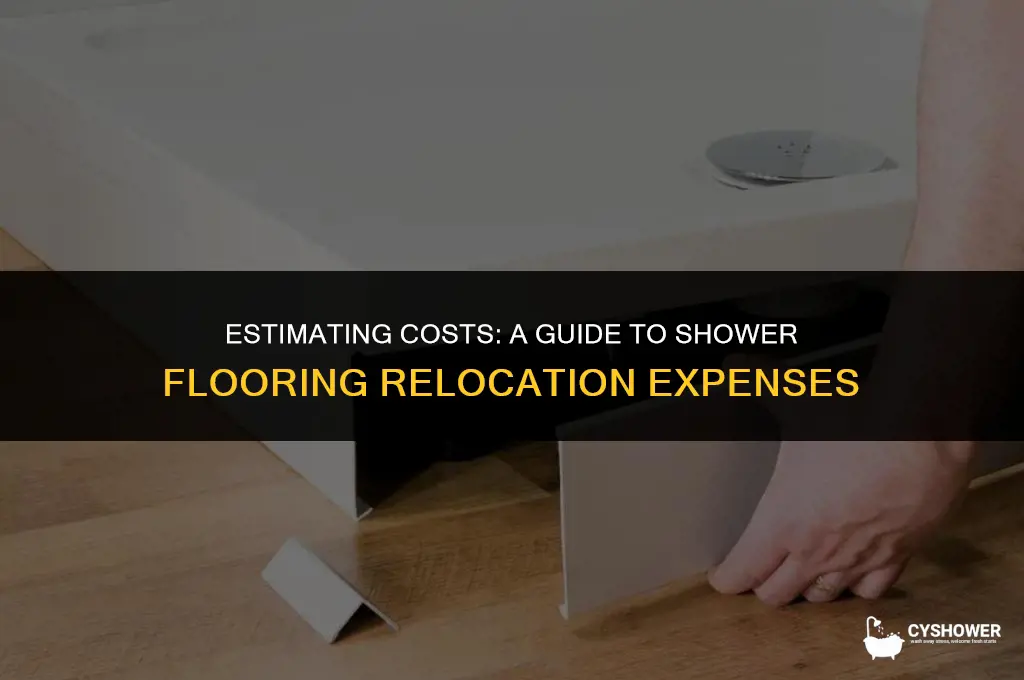 how much to move shower flooring