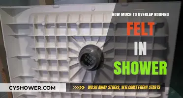 Precision in Roofing: Optimal Felt Overlap for Shower Areas