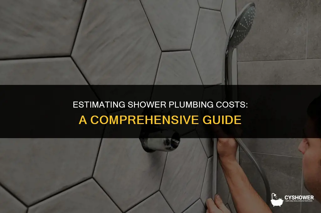 how much to plumb in a shower
