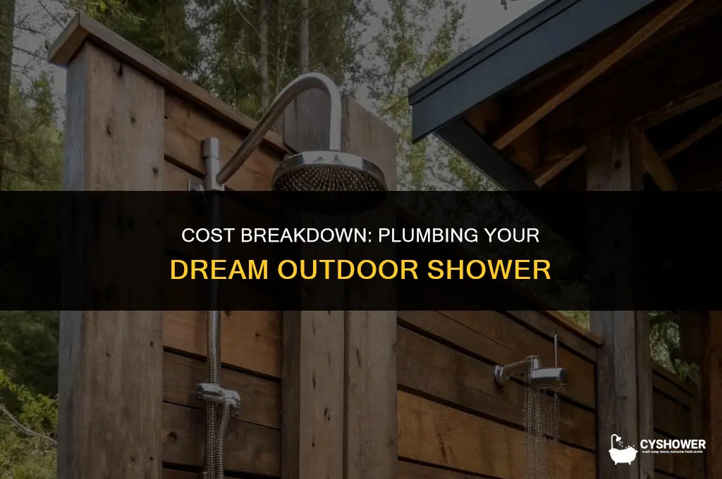 how much to plumb outdoor shower