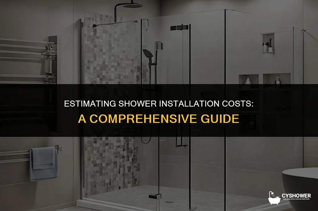 how much to put a shower in