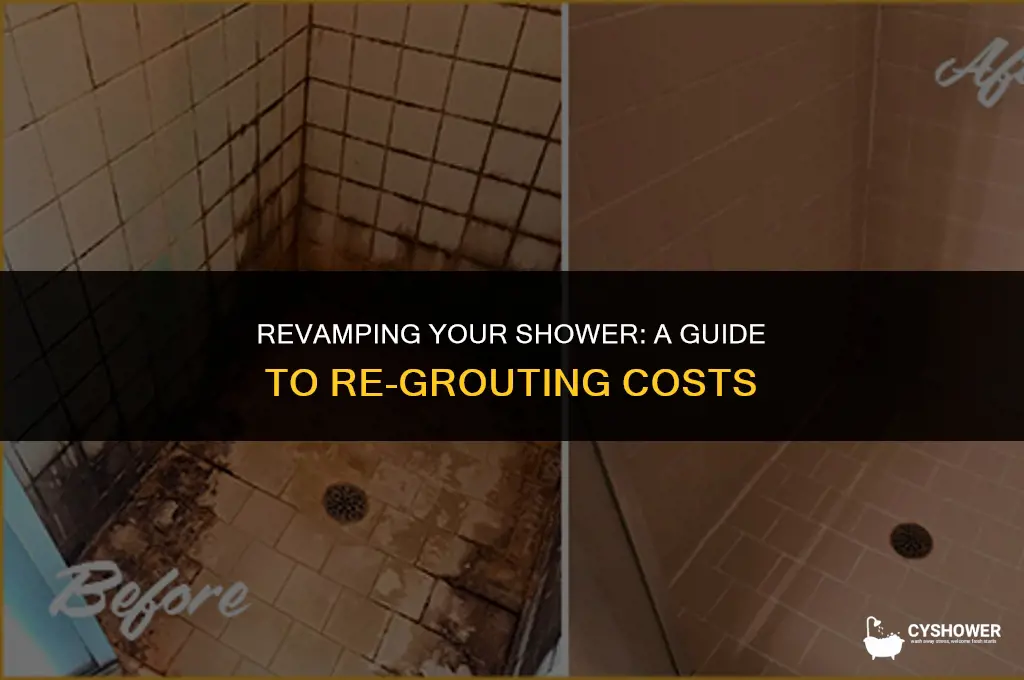 how much to re grout a shower