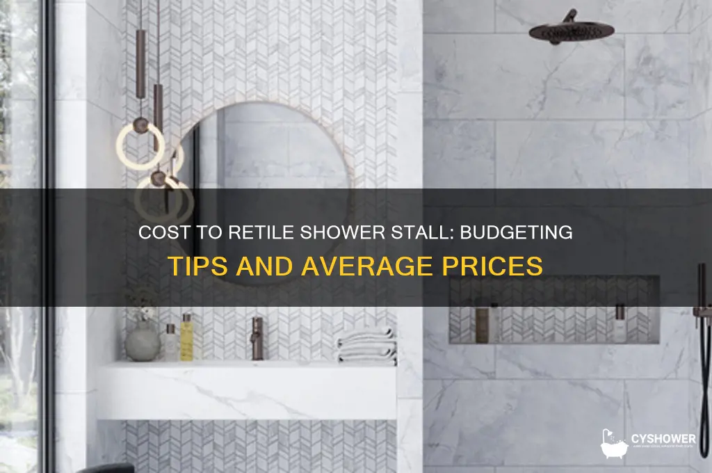 how much to re tile shower stall