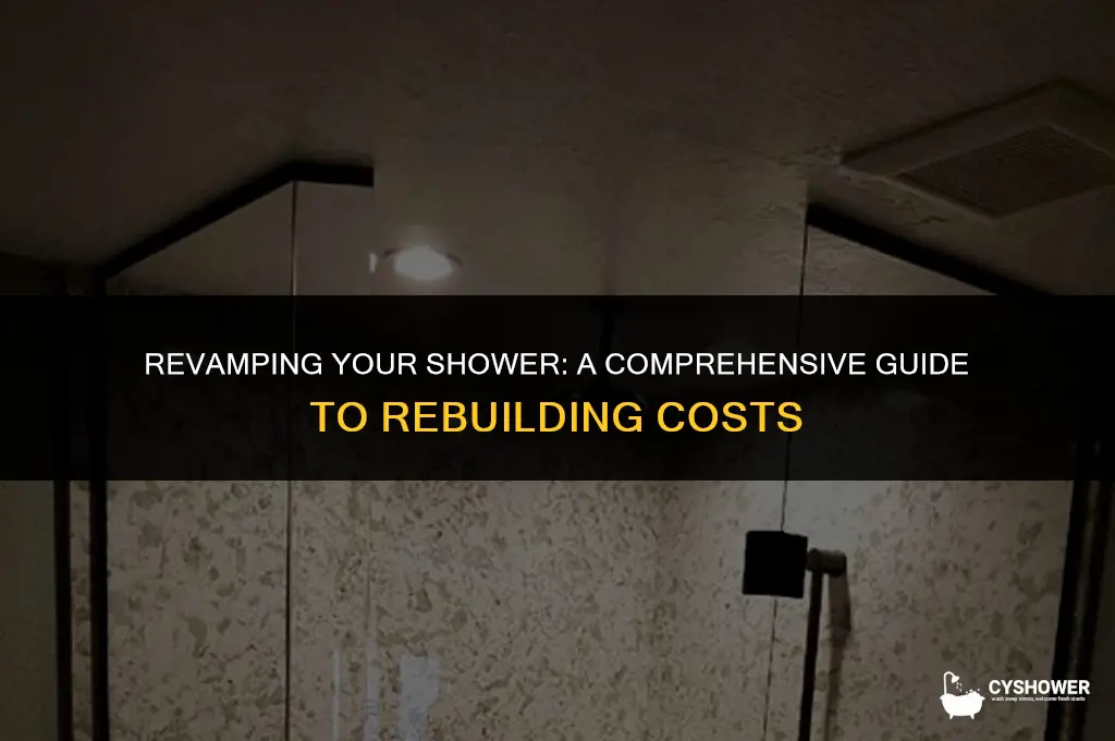 how much to rebuild a shower