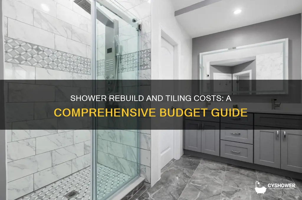 how much to rebuild and tile a shower