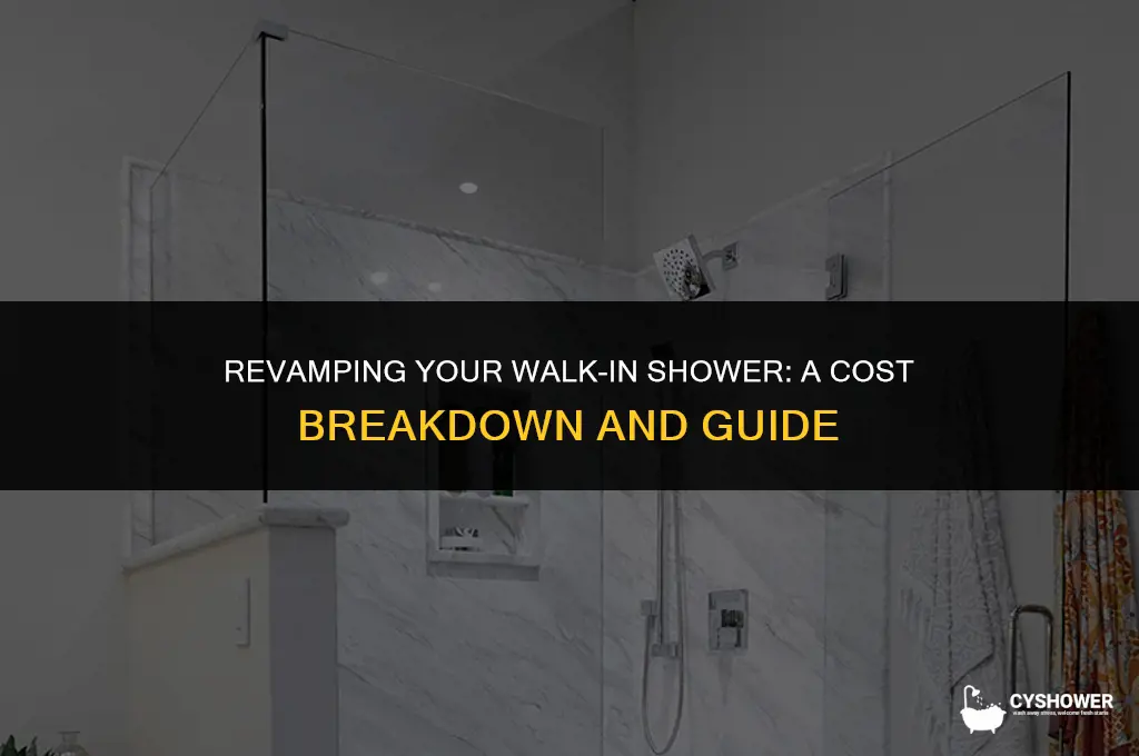 how much to redo a walk in shower