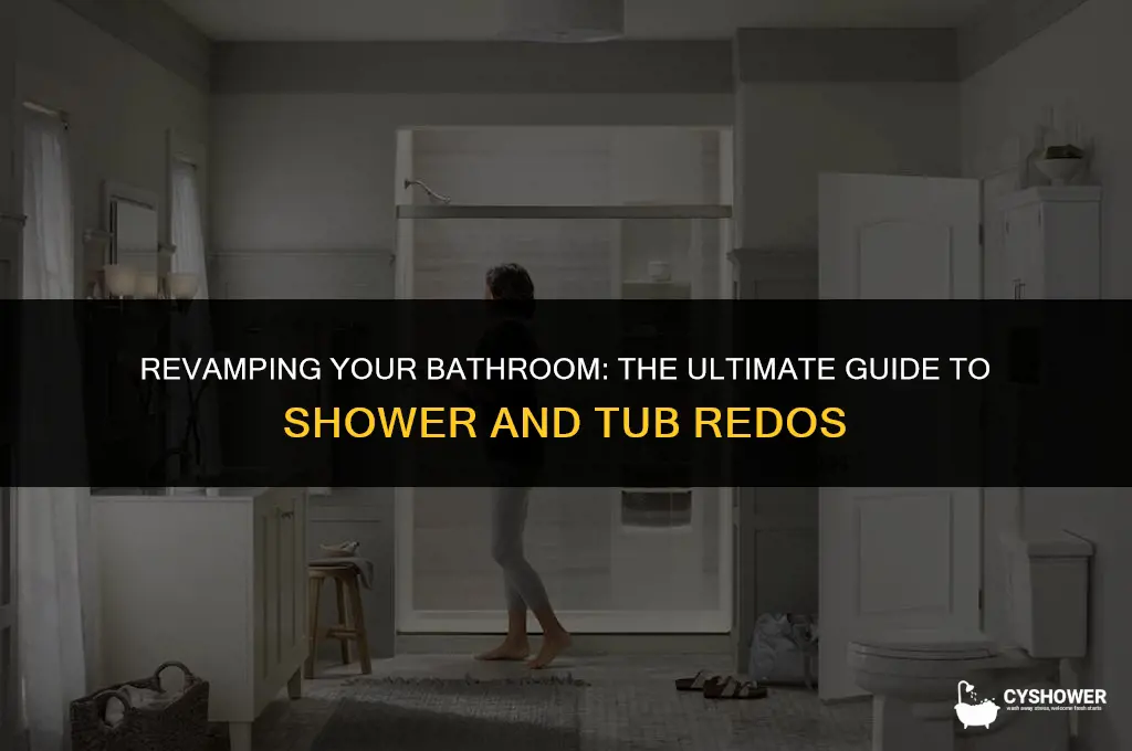 how much to redo shower and tub