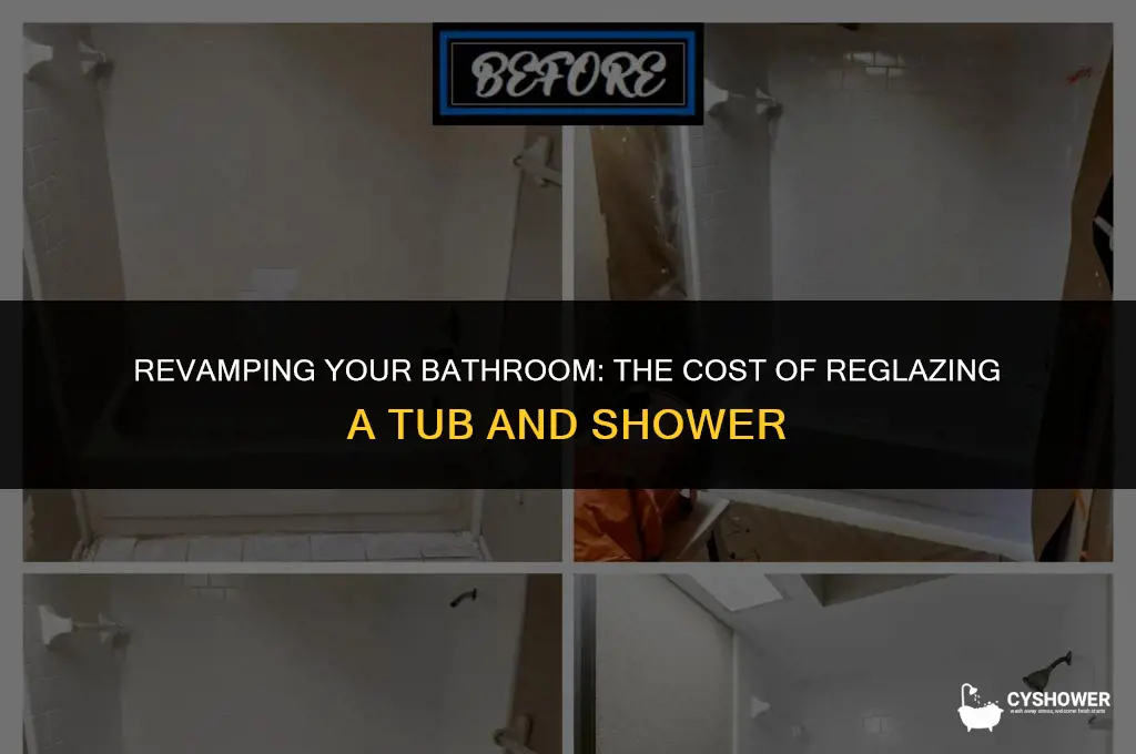how much to reglaze a tub and shower