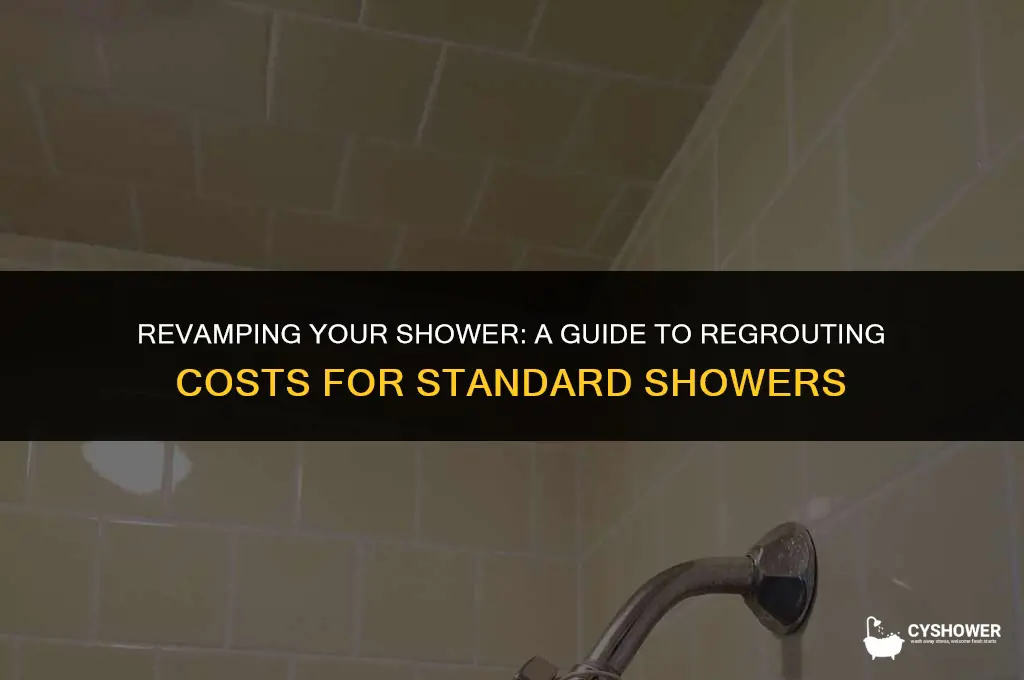 how much to regrout standard shower