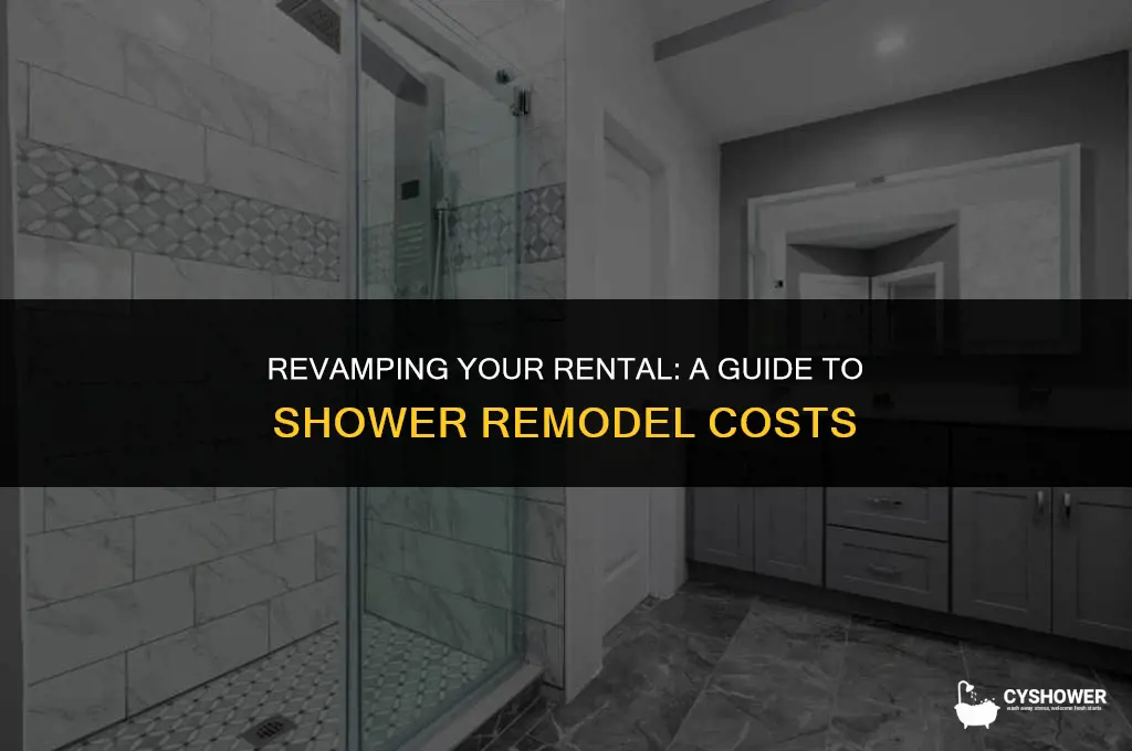 how much to remodel a rental bathroom shower