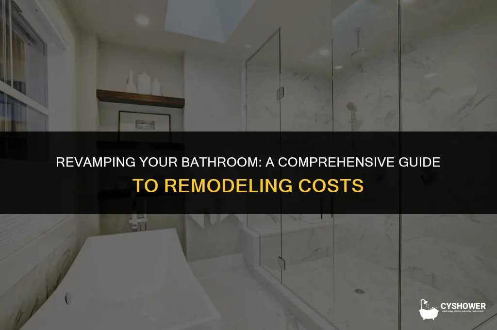 how much to remodel shower toilet sink and floor