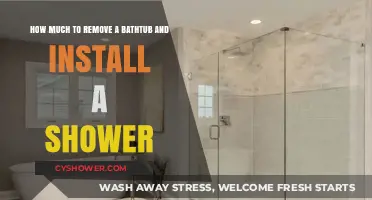 Cost Guide: Removing Bathtub and Installing Shower Conversion