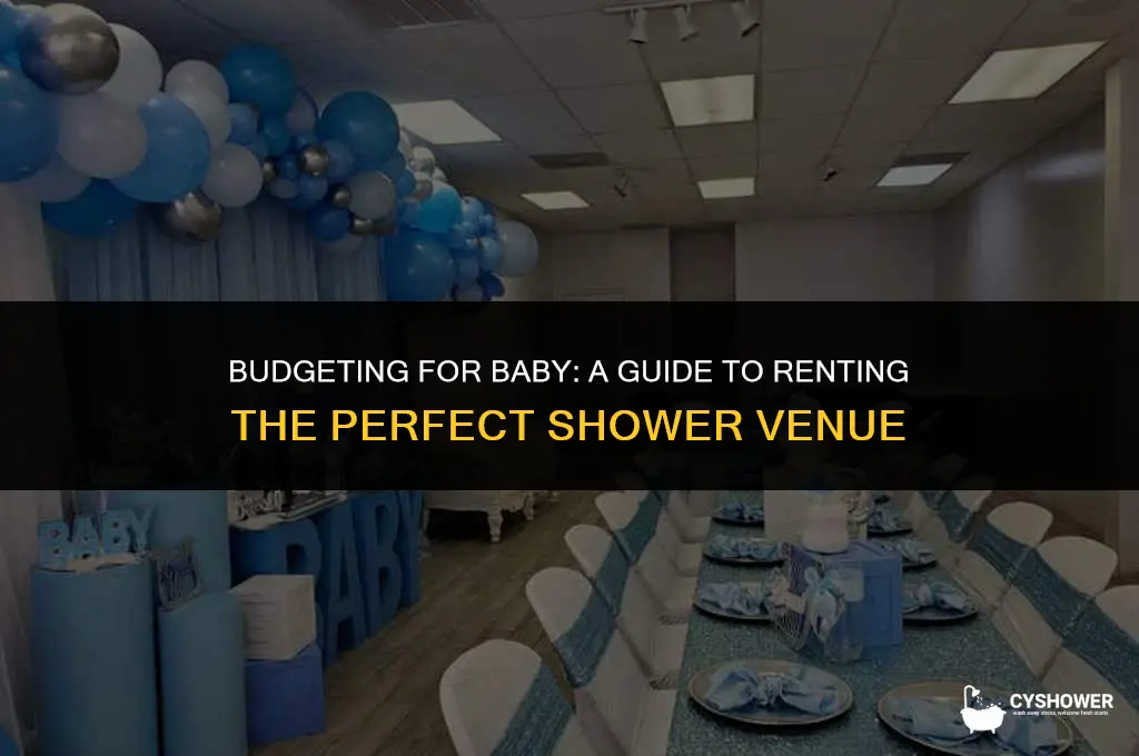 how much to rent a hall for a baby shower