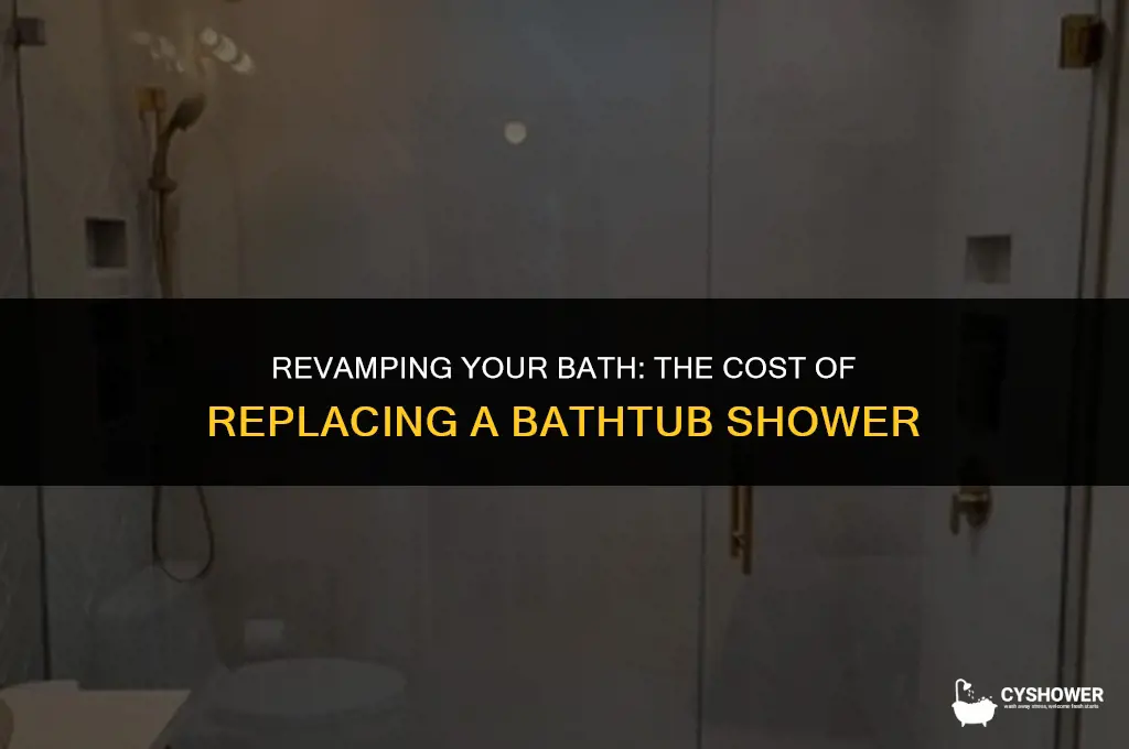how much to replace a bathtub shower