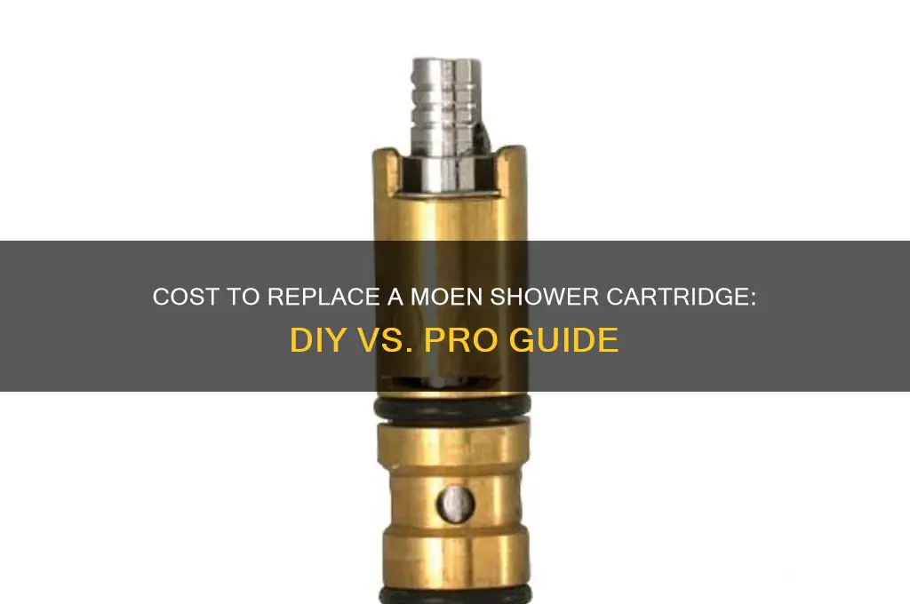 how much to replace a moen shower cartridge