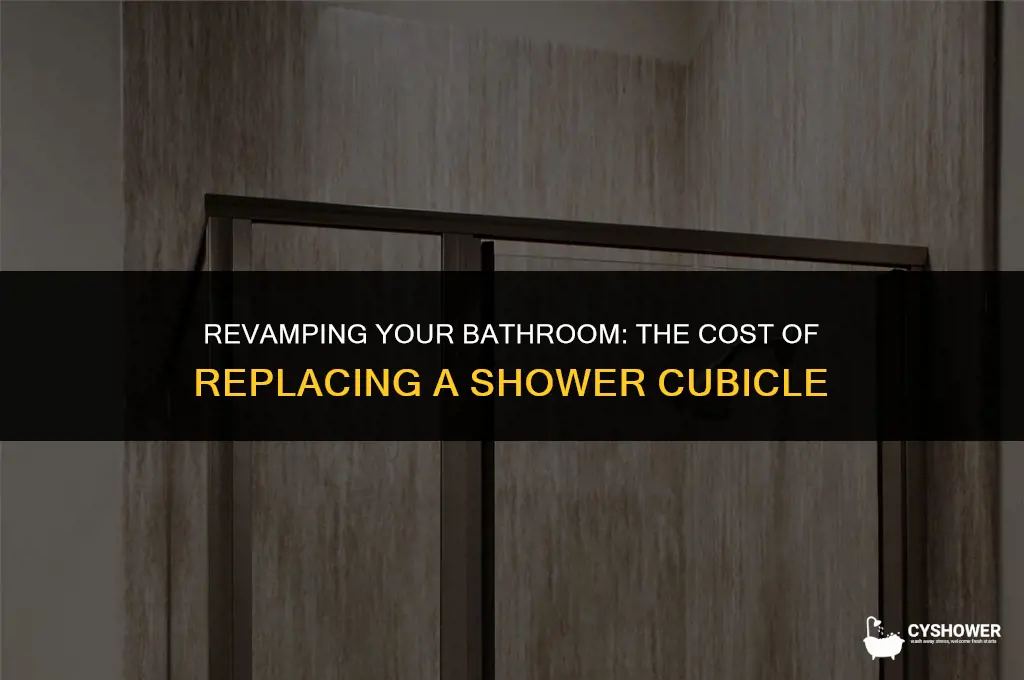 how much to replace a shower cubicle
