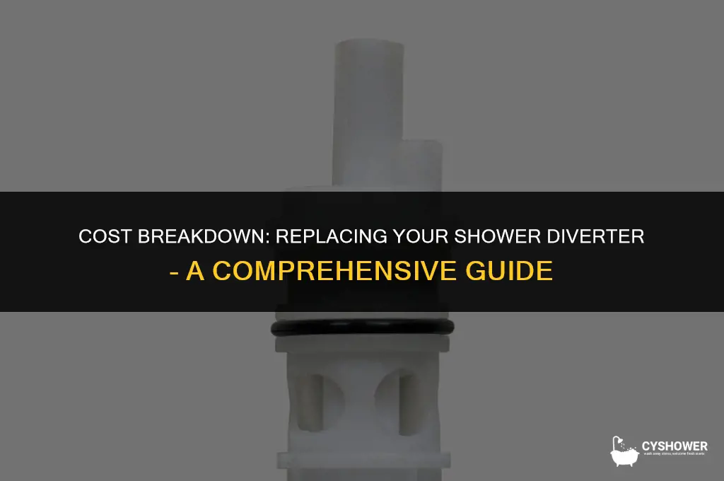 how much to replace a shower diverter