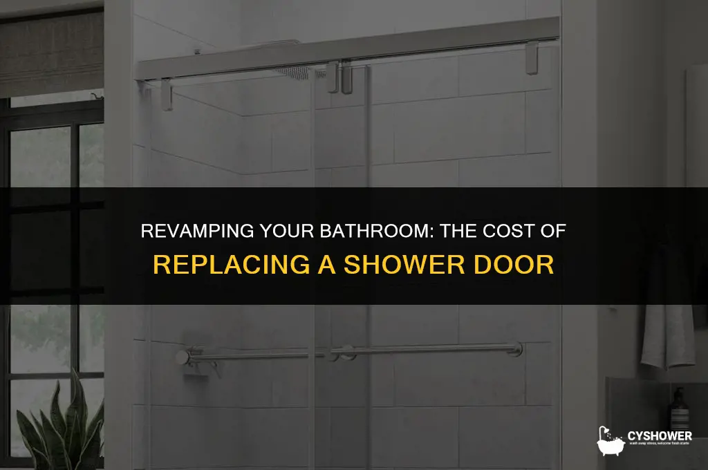 how much to replace a shower door