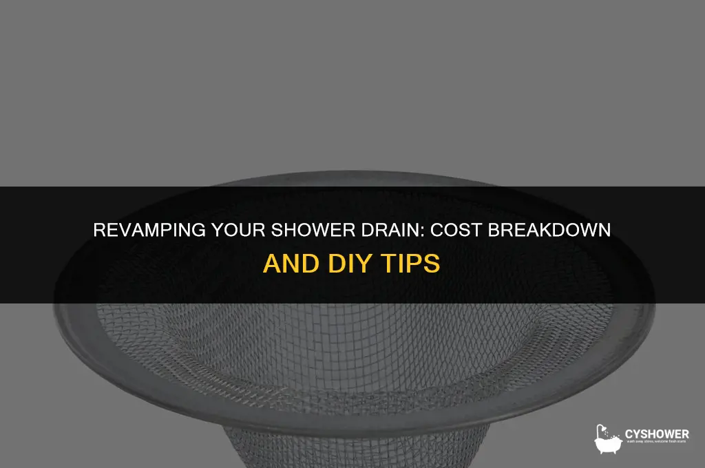 how much to replace a shower drain