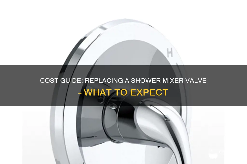 how much to replace a shower mixer valve